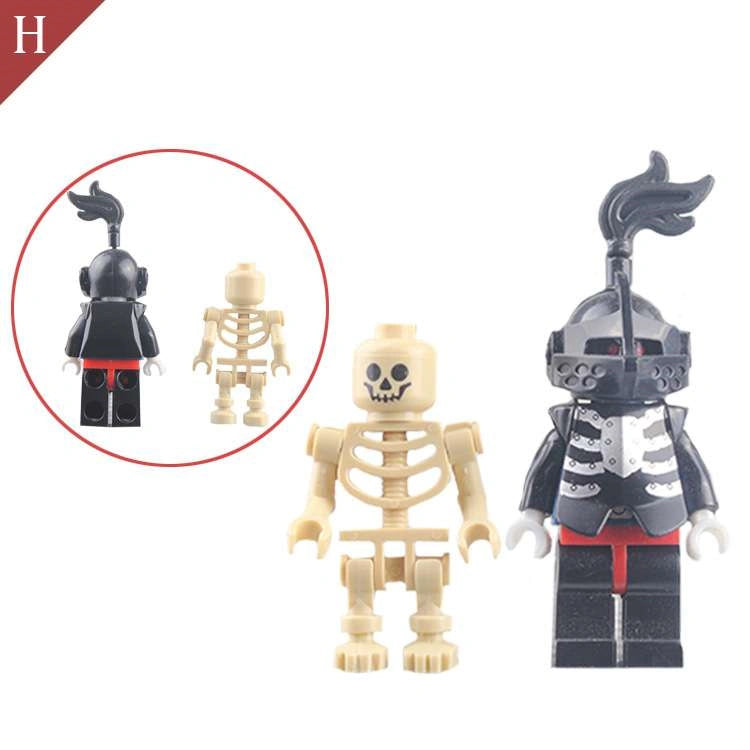 Skeleton Knight Minifigures AX9815-H Compatible With Lego