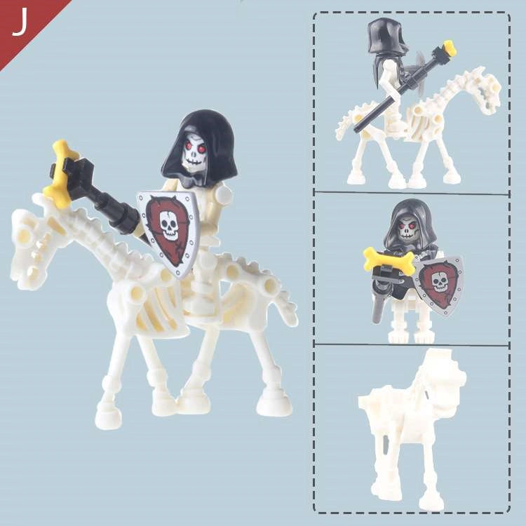 Skeleton Knight Minifigures AX9815-J Compatible With Lego