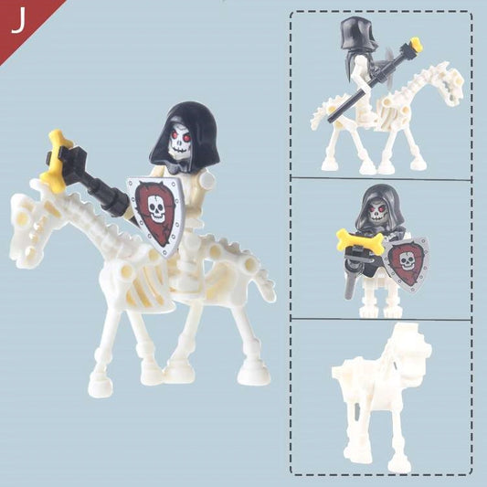 Skeleton Knight Minifigures AX9815-J Compatible With Lego