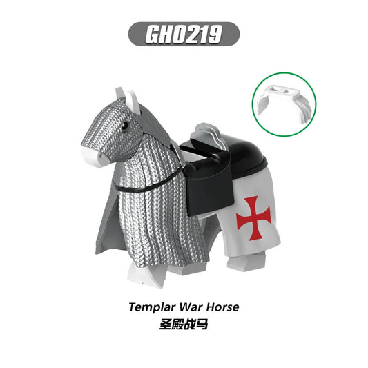 Templar War Horse Minifigures GH0219 Compatible With Lego