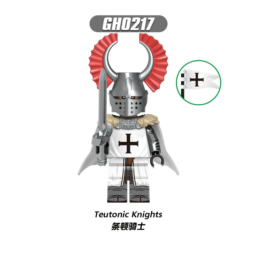 Teutonic Knights Minifigures GH0217 Compatible With Lego