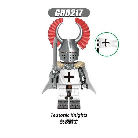 Teutonic Knights Minifigures GH0217 Compatible With Lego