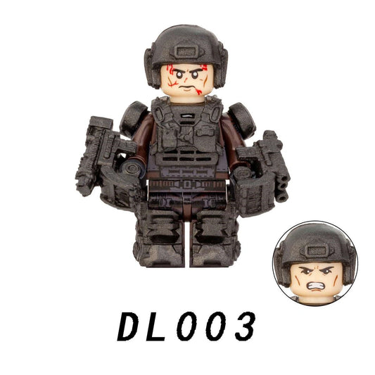 Major William Cage Minifigures DL003 Compatible With Lego