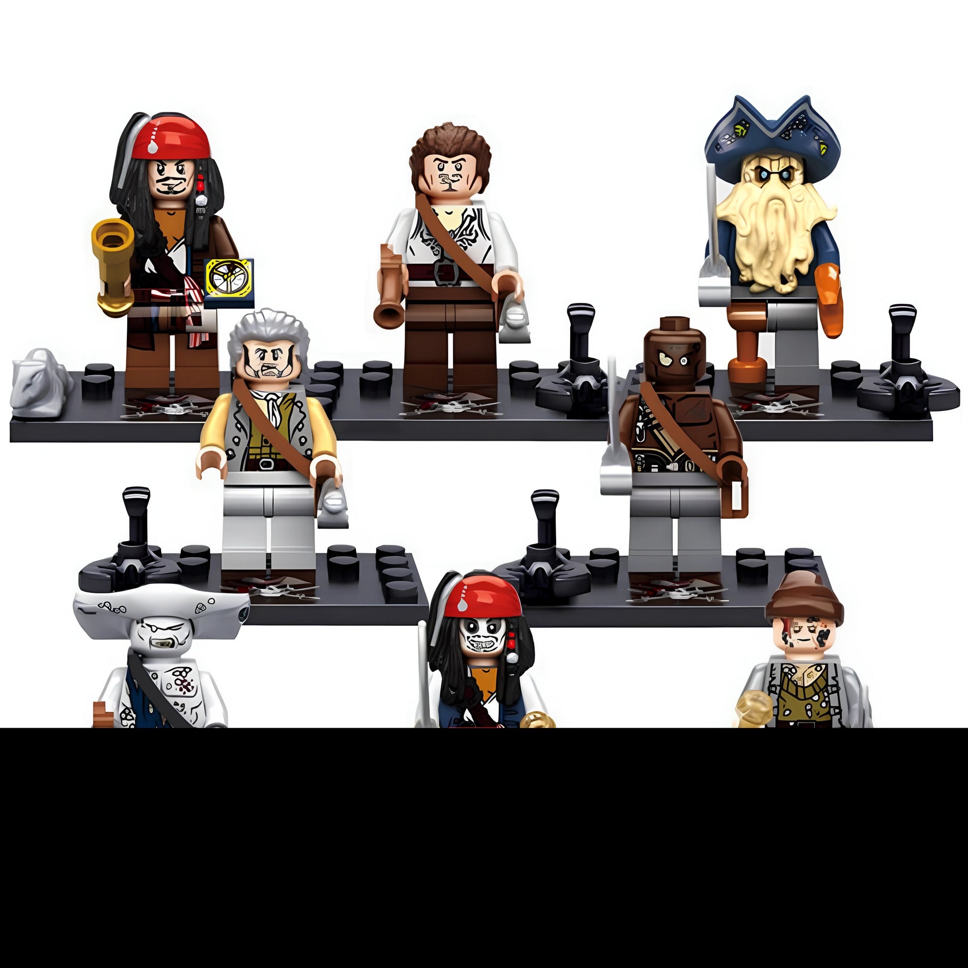 Pirates of the Caribbean Minifigures KSZ515 Compatible With Lego