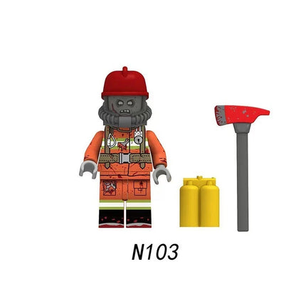 Zombie Fireman Minifigures N103 Movies and TV MiniFigure