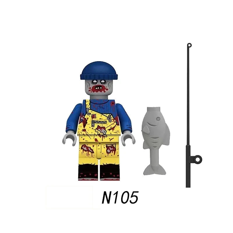 Zombie Fisherman Minifigures N105 Movies and TV MiniFigure