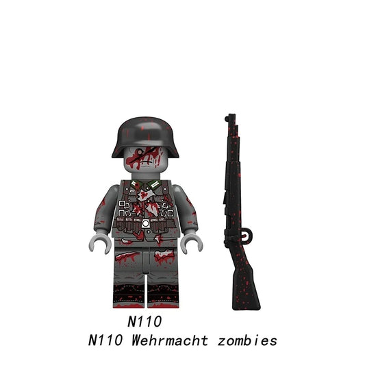Wehrmacht Zombies Minifigures N110 Movies and TV MiniFigure