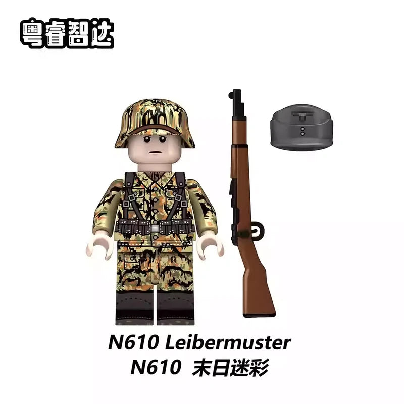 Leibermuster Minifigures N610 Military MiniFigure