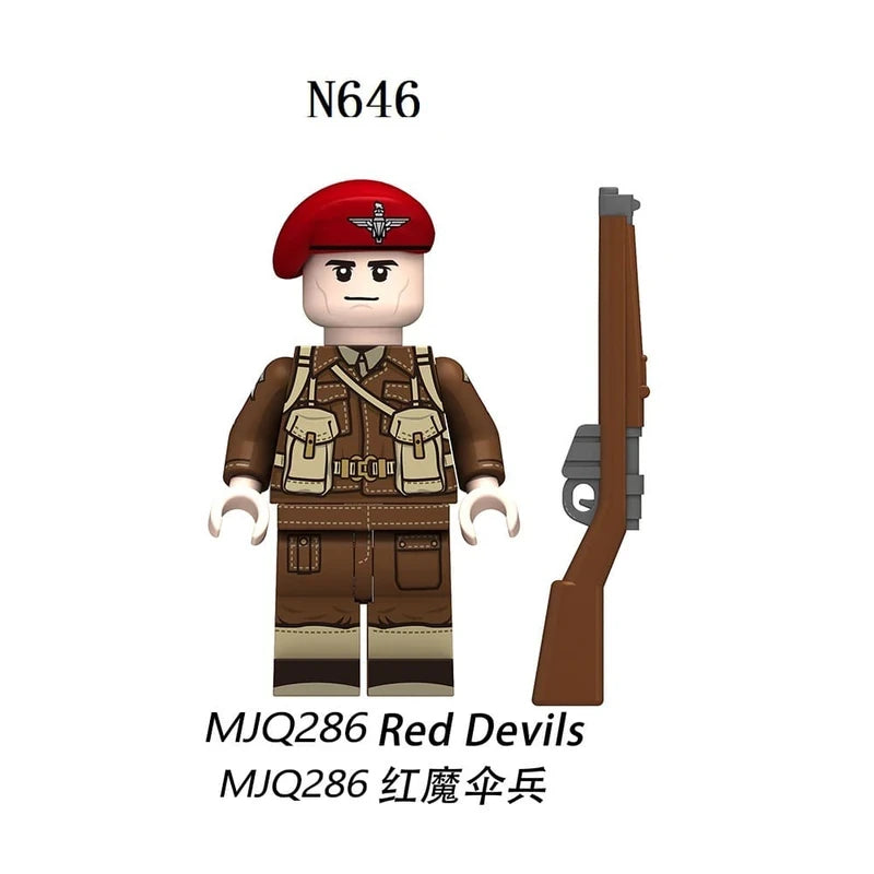 Red Devils Paratrooper Minifigure N646