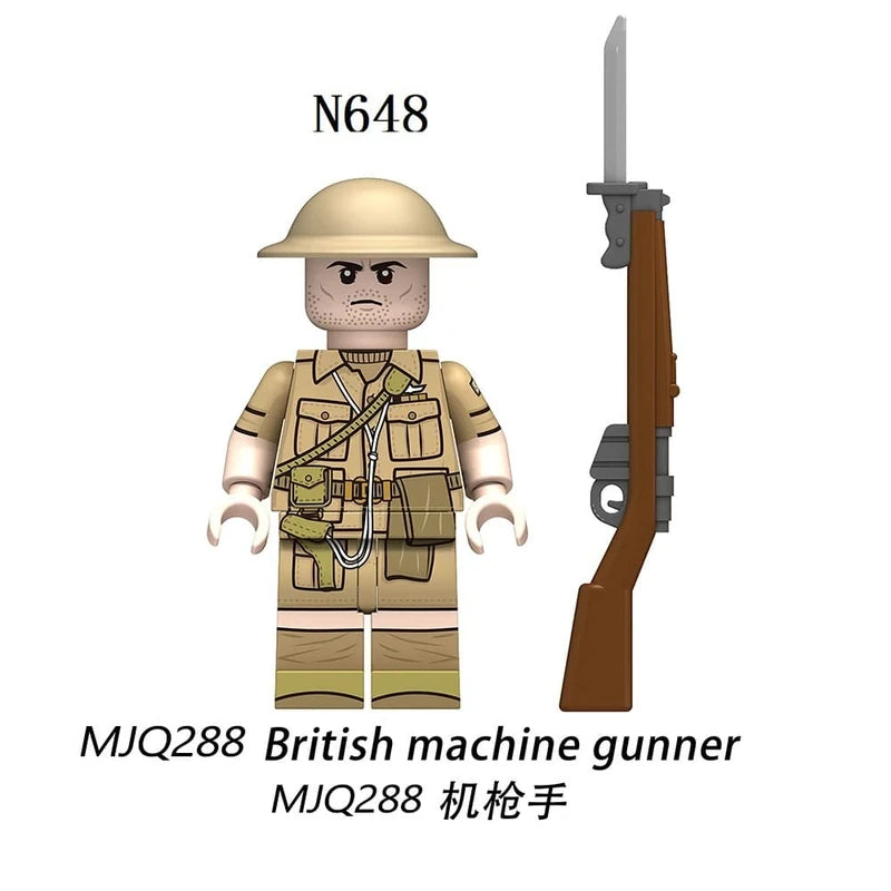 British Machine Gunner Minifigure N648