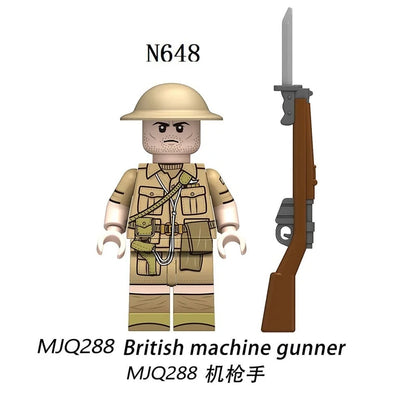 British Machine Gunner Minifigure N648