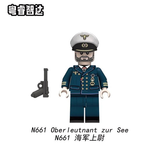 Oberleutnant zur See Naval Officer Minifigure N661