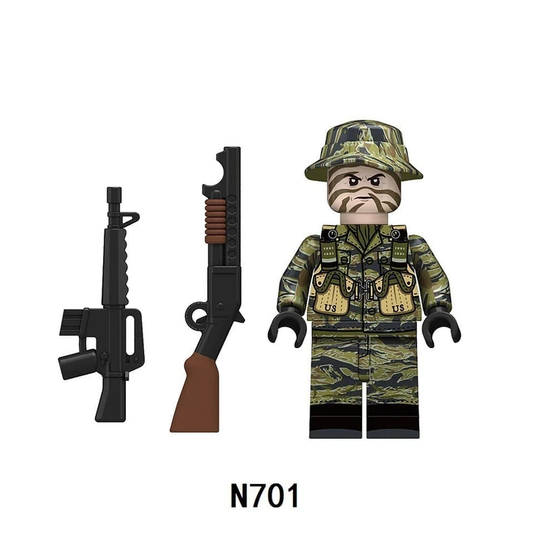 Military Soldiers Minifigure N701