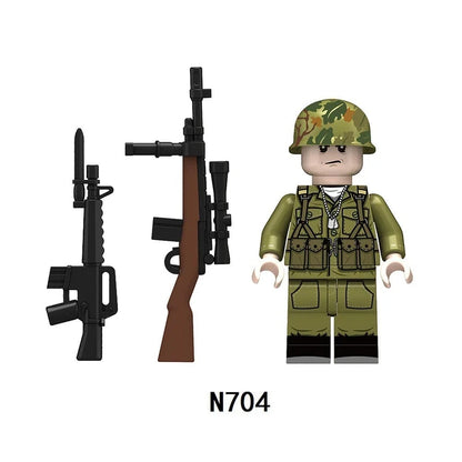 Military Soldiers Minifigure N704