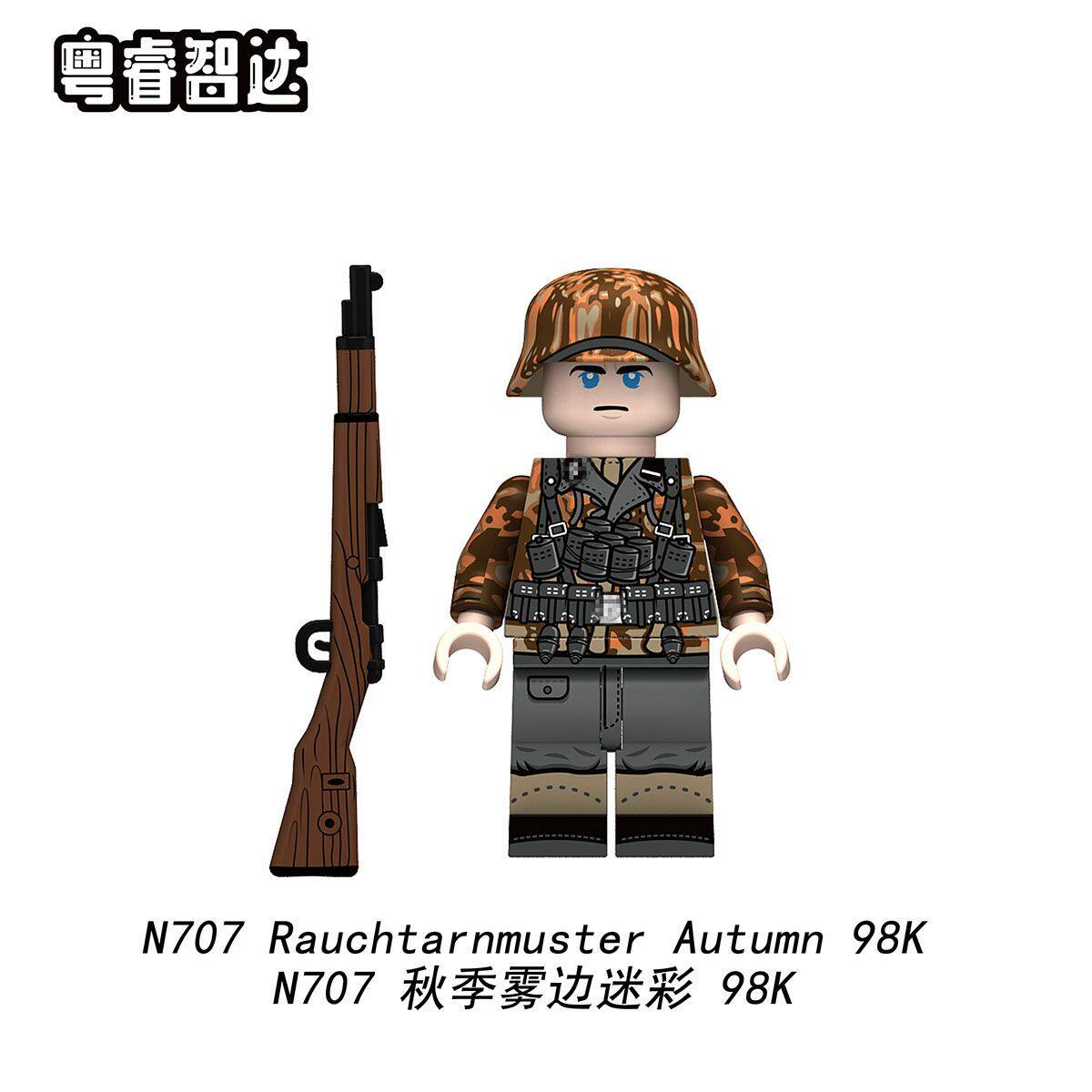 N707 Autumn Rauchtarnmuster 98K minifigures