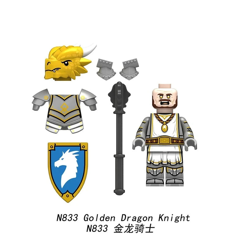 Dungeons & Dragons Golden Dragon Knight Minifigure N833