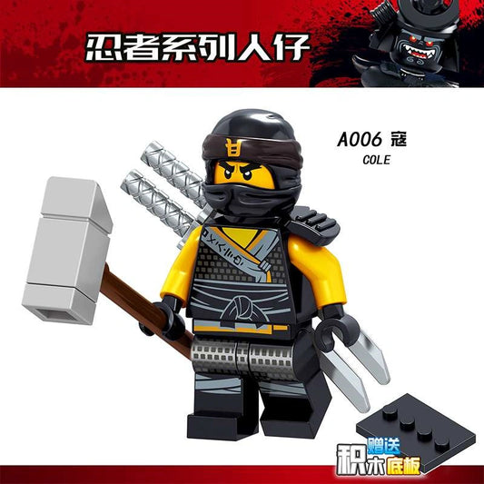 Cole Minifigures A006 Compatible With Lego