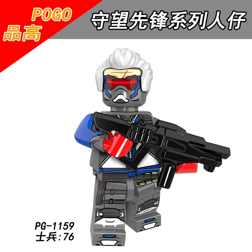 Soldier 76 Minifigures PG-1159 Compatible With Lego
