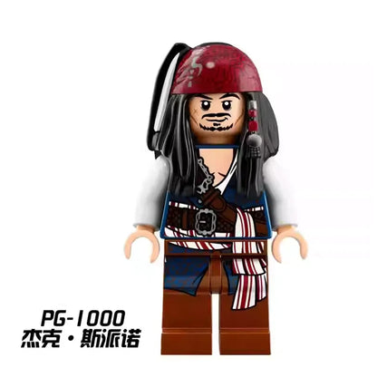 Captain Jack Sparrow Minifigures PG-1000 Pirates of the Caribbean MiniFigure