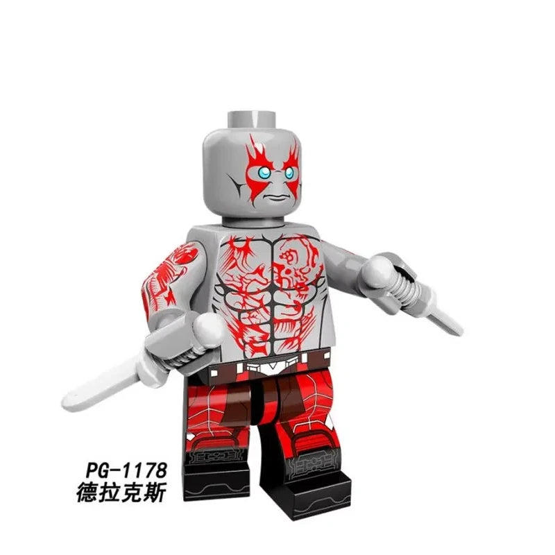 Drax the Destroyer Minifigures PG-1178 Movies and TV MiniFigure