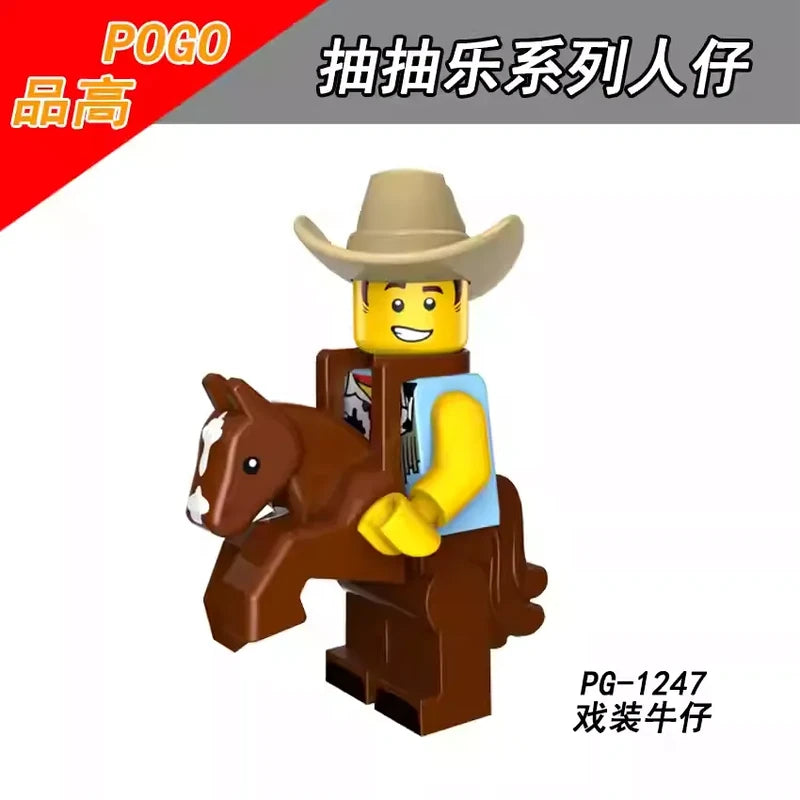 Cowboy Costume Guy Minifigures PG-1247 Other MiniFigure