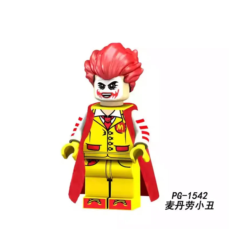 Ronald McDonald Joker Minifigures PG-1542 Marvel MiniFigure