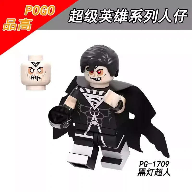 Black Lantern Superman Minifigures PG-1709 DC MiniFigure