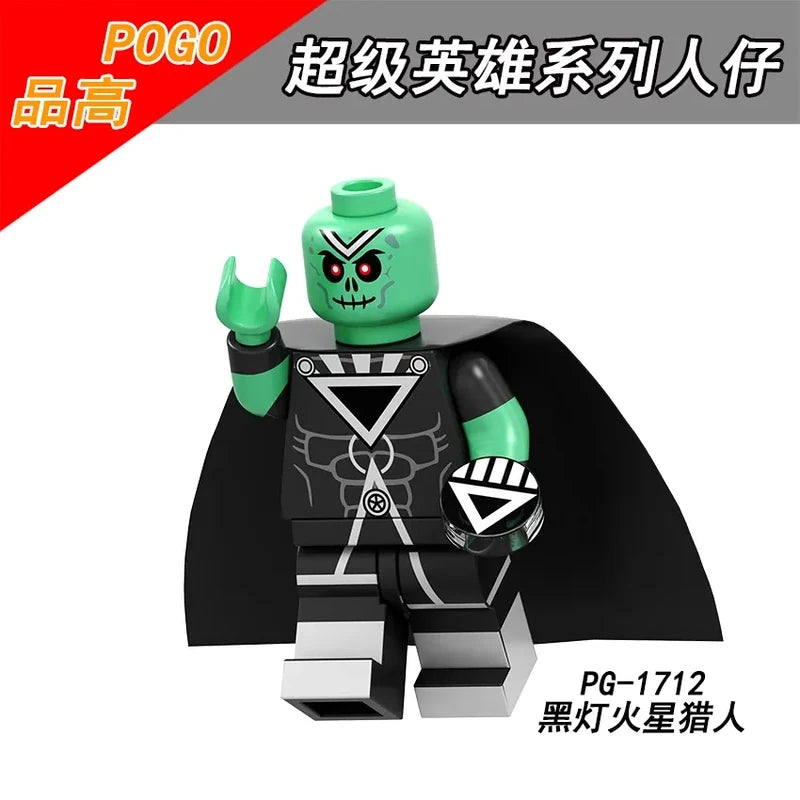 Black Lantern Martian Manhunter Minifigures PG-1712 DC MiniFigure
