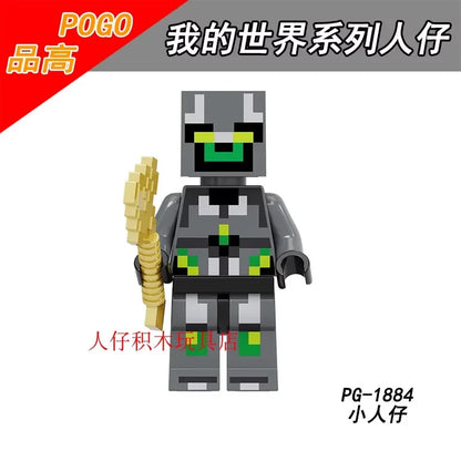 Skull Arena Player 1 Minifigures PG-1884 Minecraft MiniFigure
