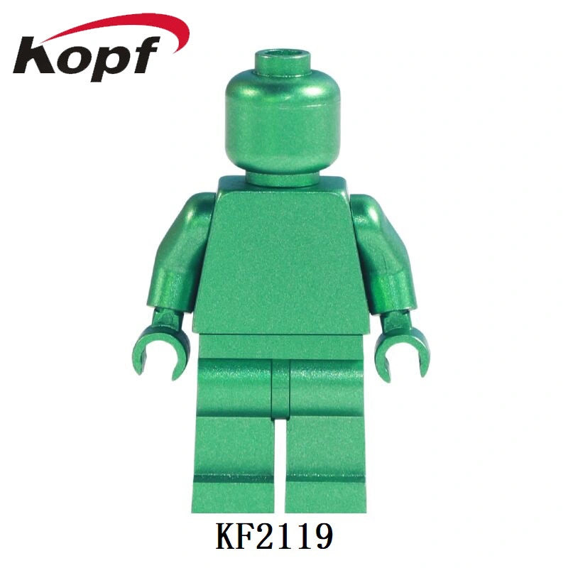 Pure Color Minifigures KF2119 Compatible With Lego