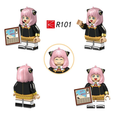 Anya Forger minifigures R101 AnimeManga figure