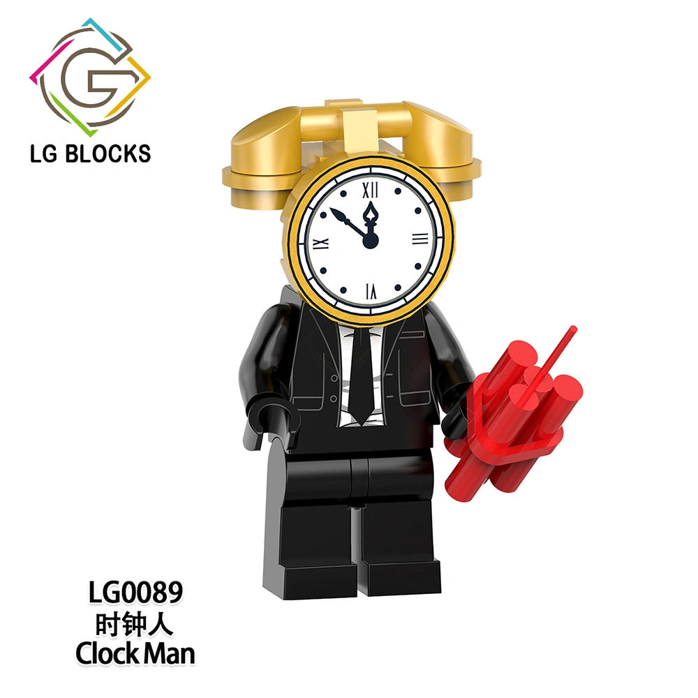 Clockman Minifigures LG0089 Compatible With Lego