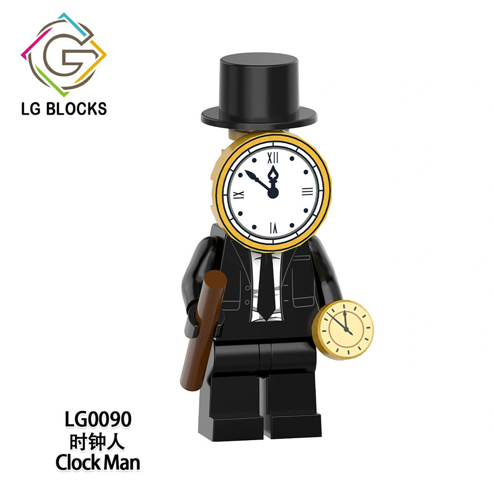 Clockman Minifigures LG0090 Compatible With Lego