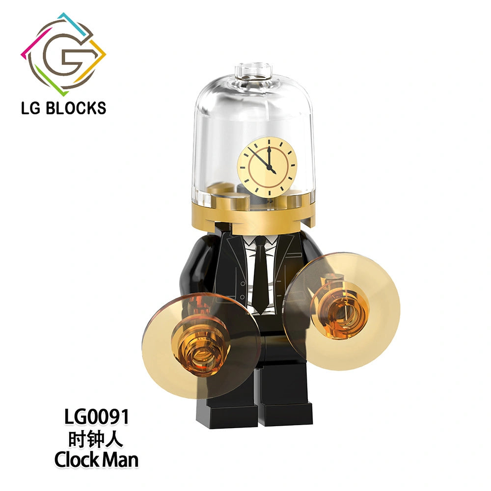 Clockman Minifigures LG0091 Compatible With Lego