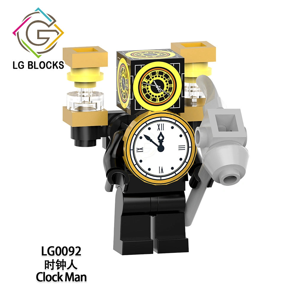 Clockman Minifigures LG0092 Compatible With Lego