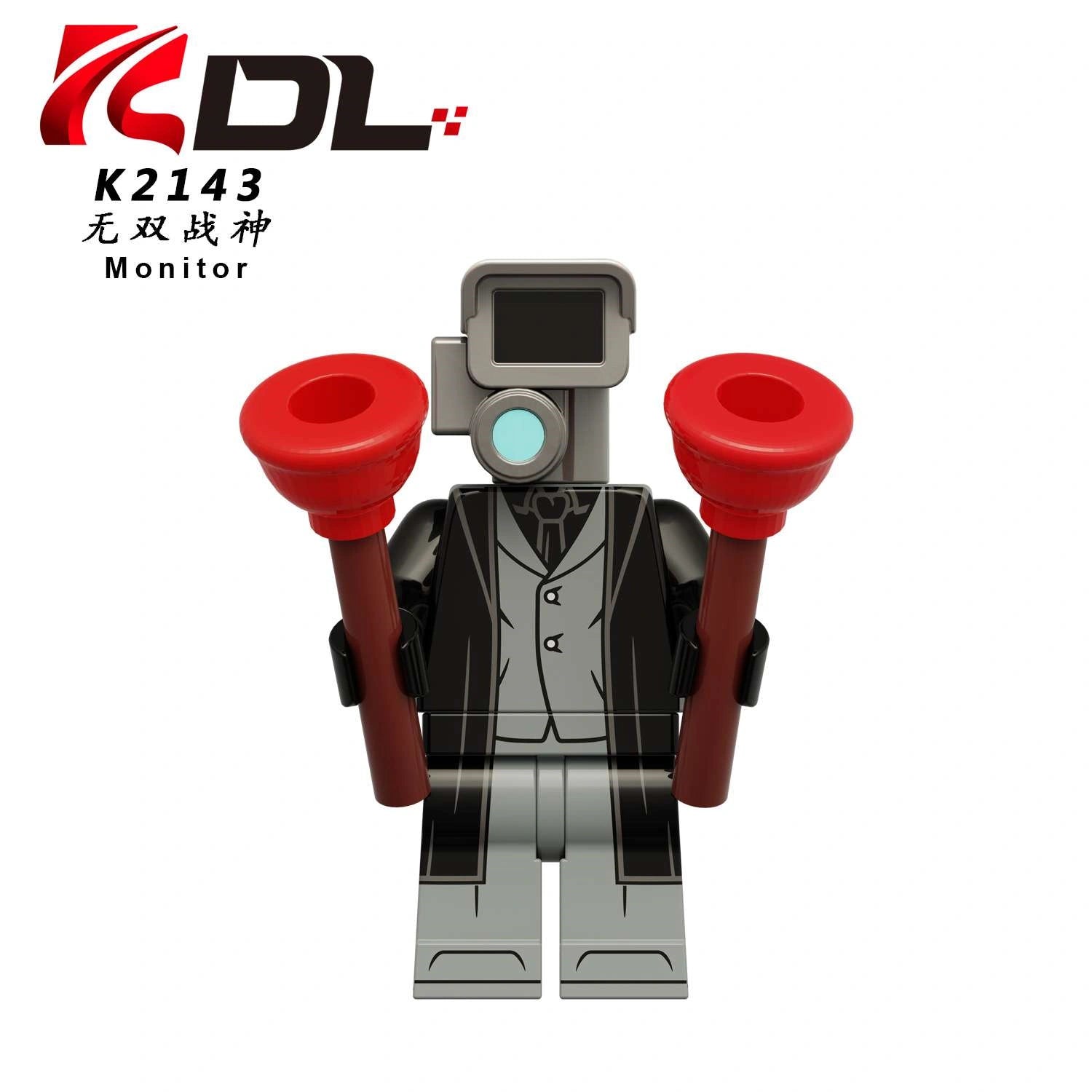 Monitor Man Minifigures K2143 Compatible With Lego