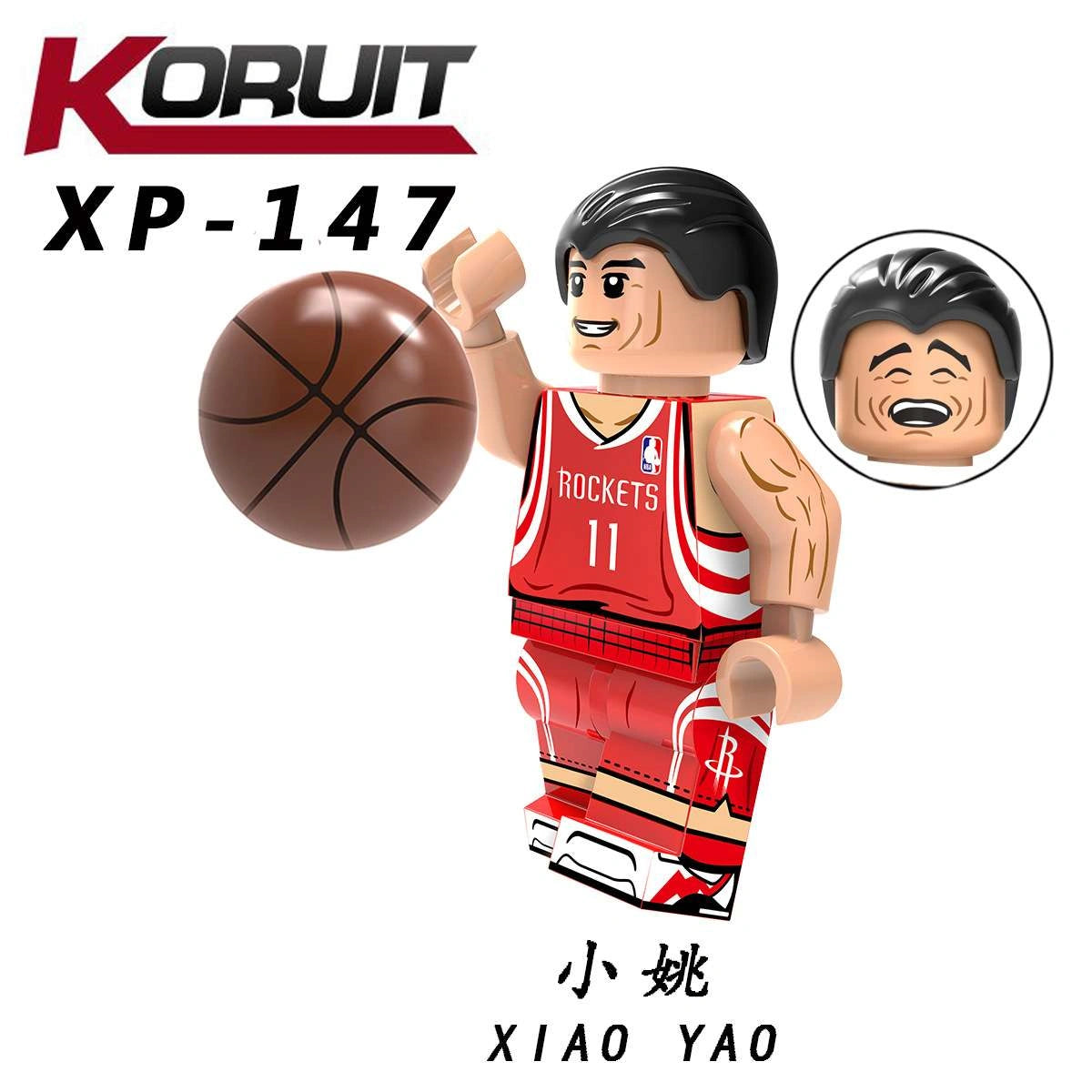 Yao Ming Minifigures XP-147 Compatible With Lego
