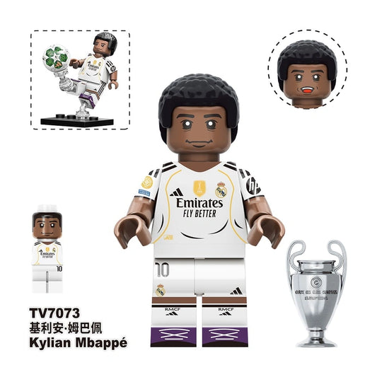 Kylian Mbappe Minifigures TV7073 Compatible With Lego
