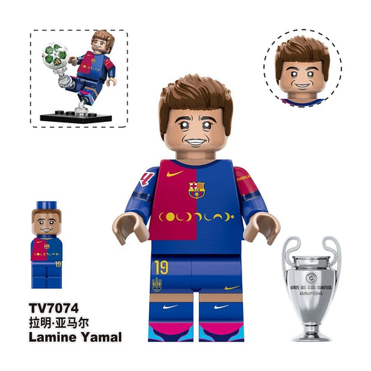 Lamine Yamal Minifigures TV7074 Compatible With Lego