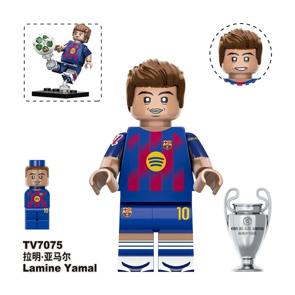 Lamine Yamal Minifigures TV7075 Compatible With Lego