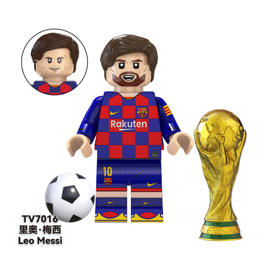 Lionel Messi Minifigures TV7016 Compatible With Lego