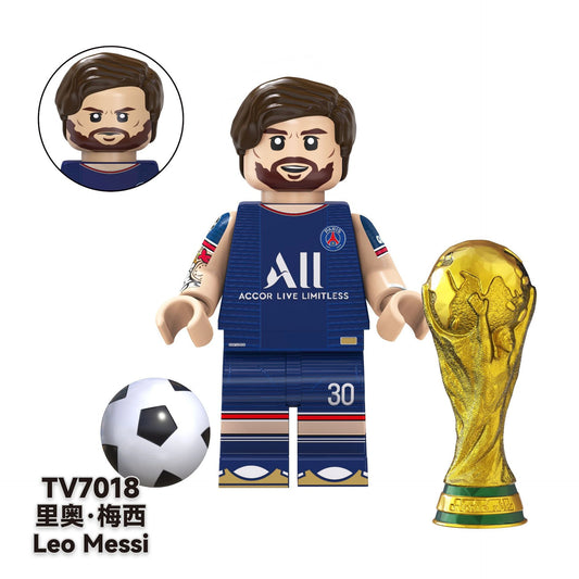 Lionel Messi Minifigures TV7018 Compatible With Lego