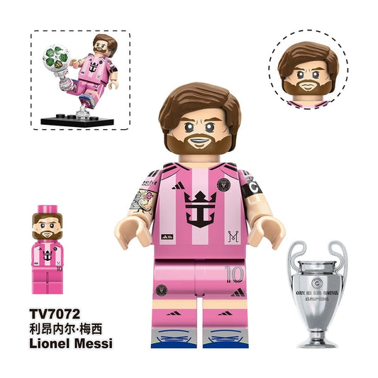 Lionel Messi Minifigures TV7072 Compatible With Lego