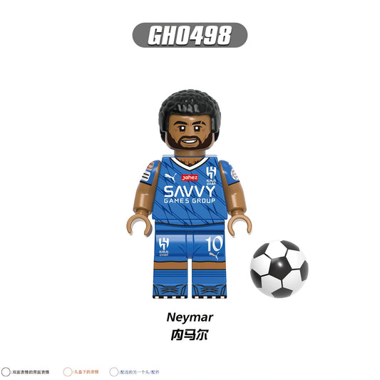 Neymar da Silva Santos Junior Minifigures GH0498 Compatible With Lego