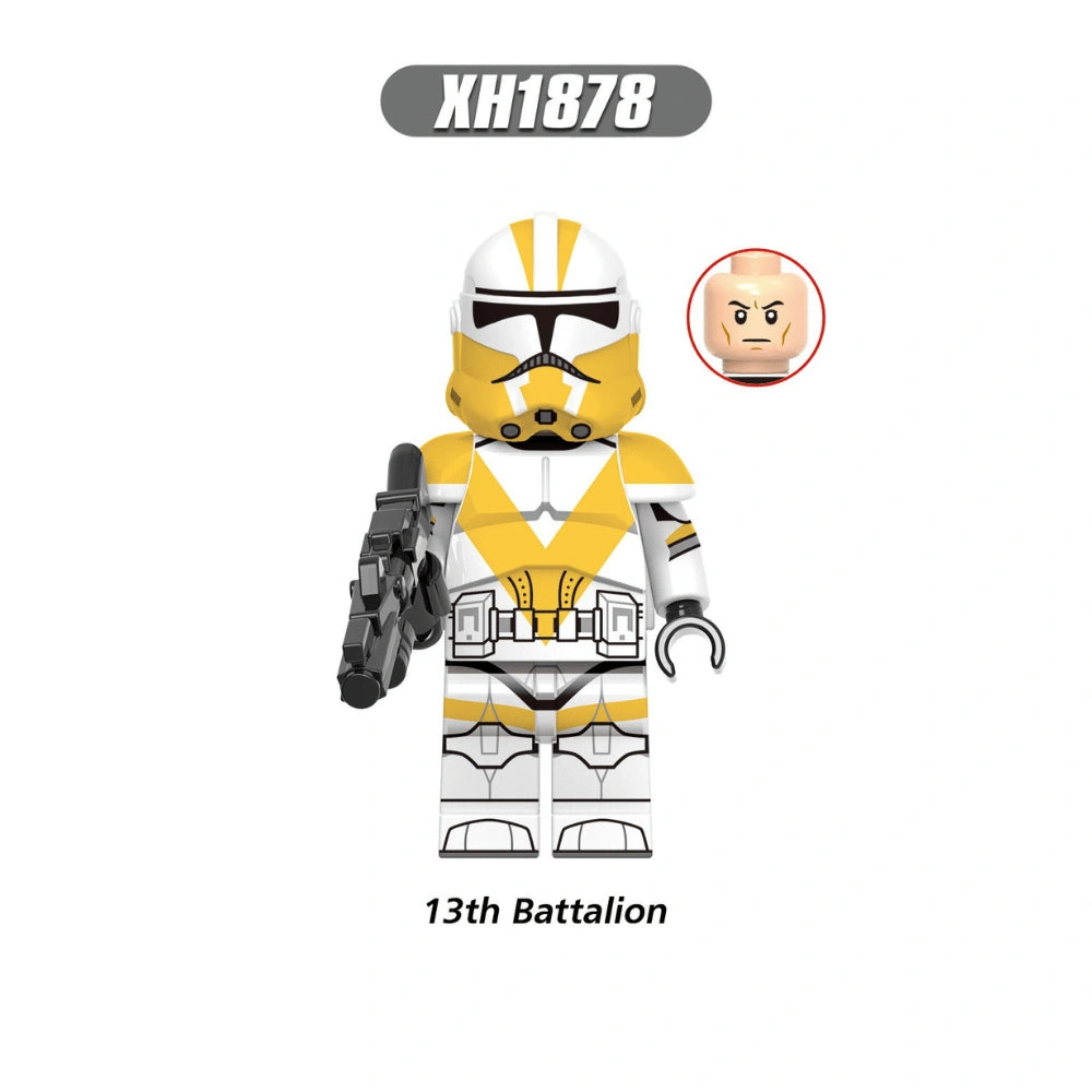 13th Battalion Clone Trooper Minifigures XH1878 Compatible With Lego