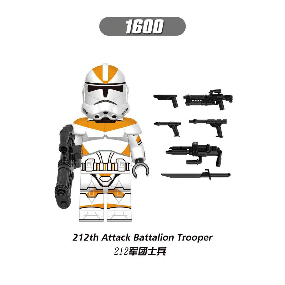 212th Attack Battalion Clone Trooper Minifigures XH1600 Compatible With Lego