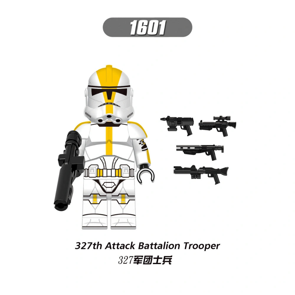 327th Star Corps Clone Trooper Minifigures XH1601 Compatible With Lego