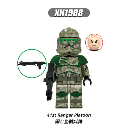 41st Kashyyyk Clone Trooper Minifigures XH1968 Compatible With Lego