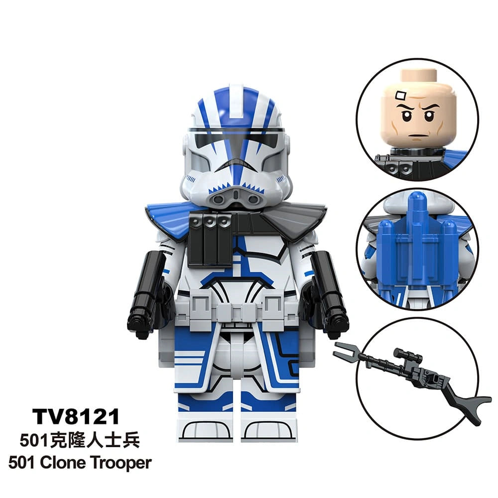 501st Clone Trooper Minifigures TV8121 Compatible With Lego