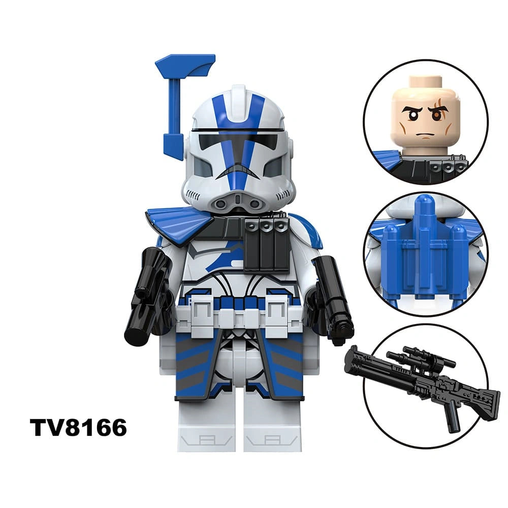 Clone Trooper Minifigures TV8166 Compatible With Lego